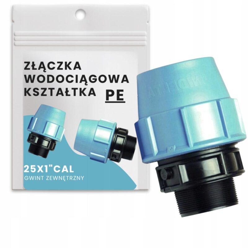 Złączka wodociągowa 25 x 1 GZ Unidelta
