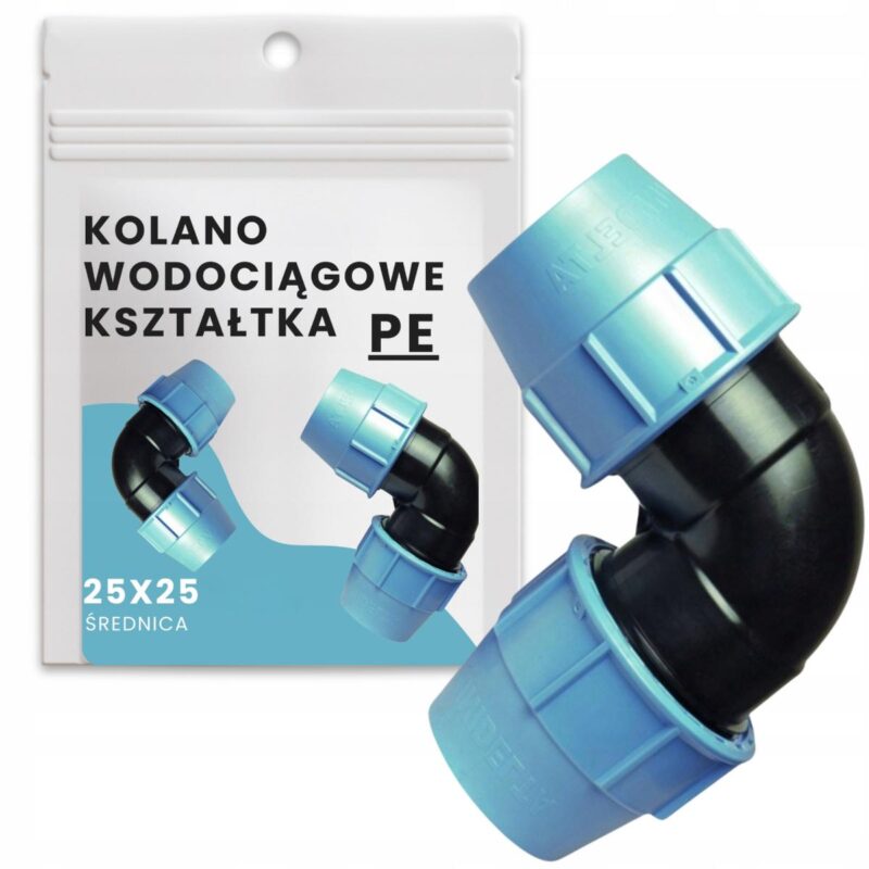 Kolano wodociągowe 25 x 25 Unidelta