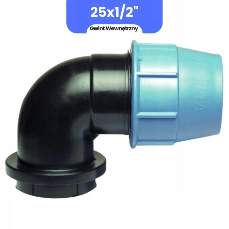Kolano wodociągowe 25 x 1/2 GW Unidelta