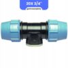 Trójnik wodociągowy 20 x 3/4 x 20 GW Unidelta