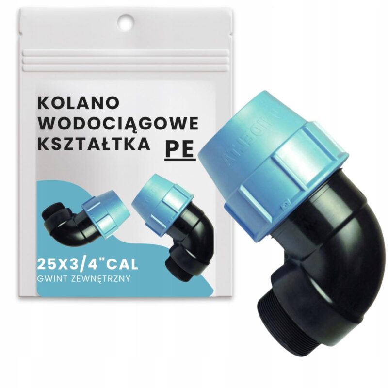 Kolano wodociągowe 25 x 3/4 GZ Unidelta